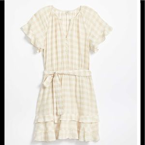 LOFT tie waist dress